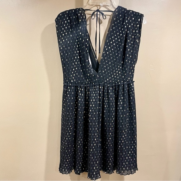 Zara Black/Gold Mini Dress - Picture 4 of 7